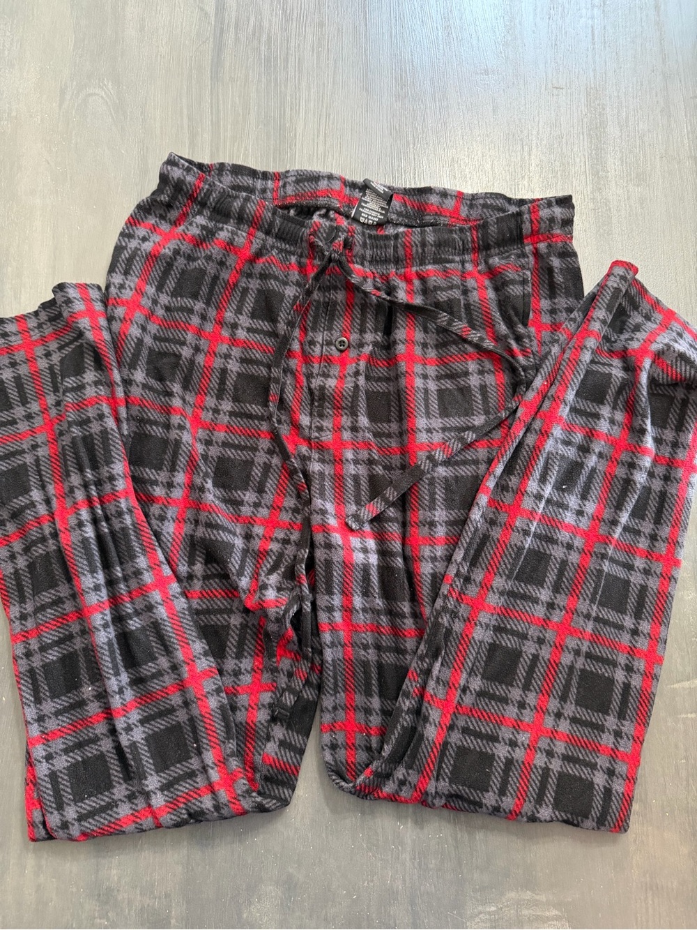Beverly Hills Polo Club Plaid Fleece Lounge Pants M